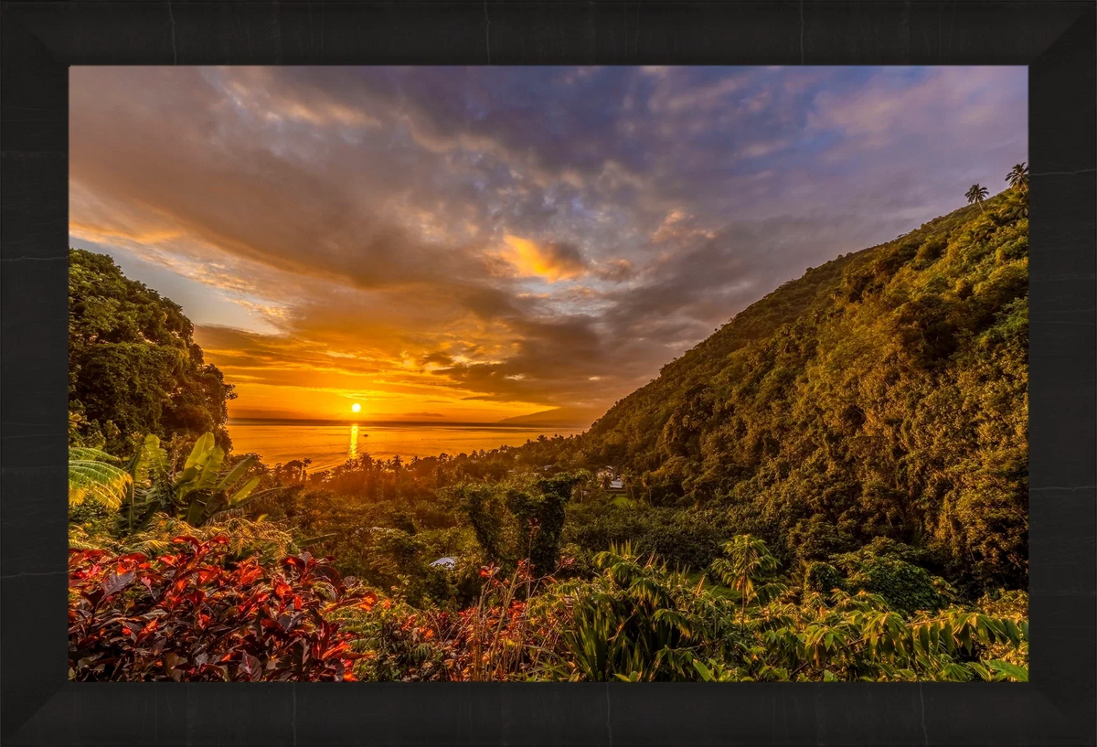 Tahitian Sunset | Tahiti Tropical Fine Art Print – J.A.Y. Depth