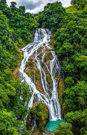 A hidden waterfall deep in Costa Rica's rainforest