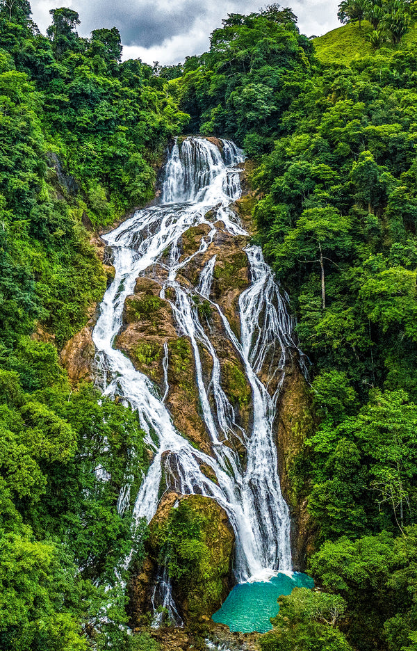 A hidden waterfall deep in Costa Rica's rainforest