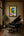 Emerald of the Rainforest toucanet fine art print framed on a warm wall above a Steinway grand piano in an elegant luxury music room